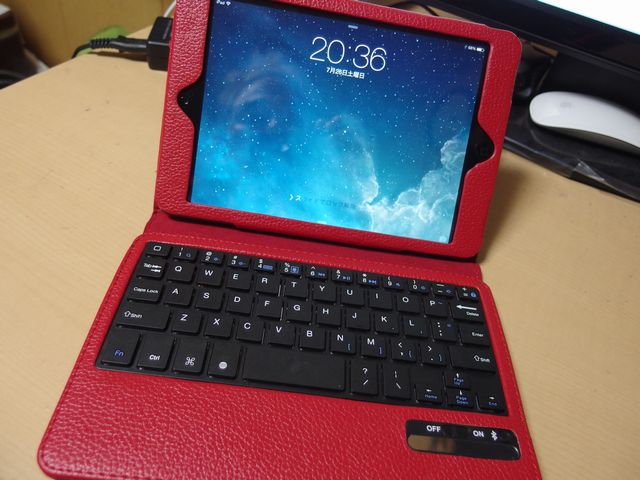 キーボード付きiPad miniのケース
